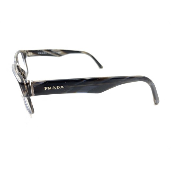 Prada VPR 16M EAR-1O1 Blue Brown Horn Eyeglasses Frames 55-16 140 Italy Designer - Picture 7 of 12